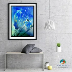 Digital Poster "A Drop Of Snow"