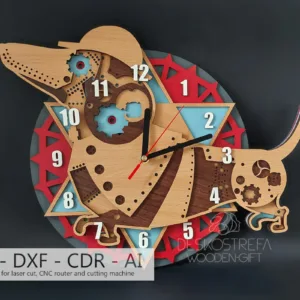 Multilayer Mandala  Clock Z001