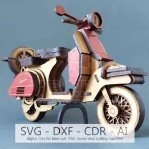 Digital File - Vespa Scooter